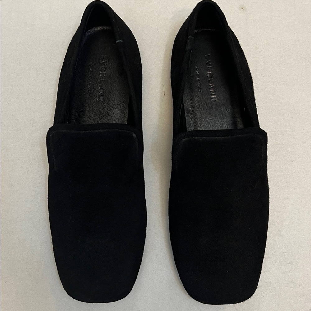 EVERLANE THE DAY LOAFER ITALIAN LOAFER IN BLACK SUEDE SIZE 7 - Picture 6 of 16